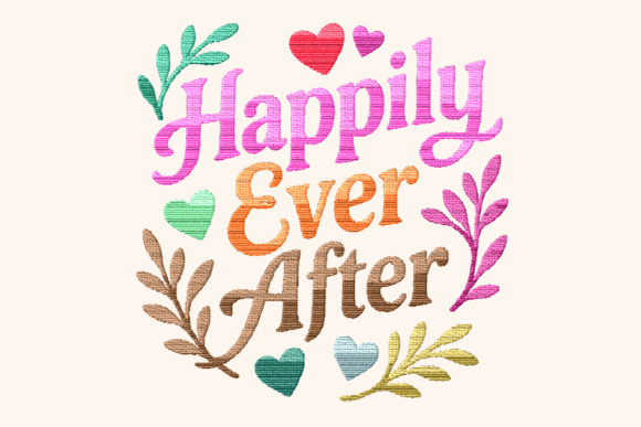 Happily Ever After Lettering