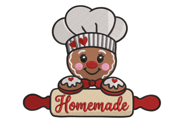 Homemade Gingerbread Chef