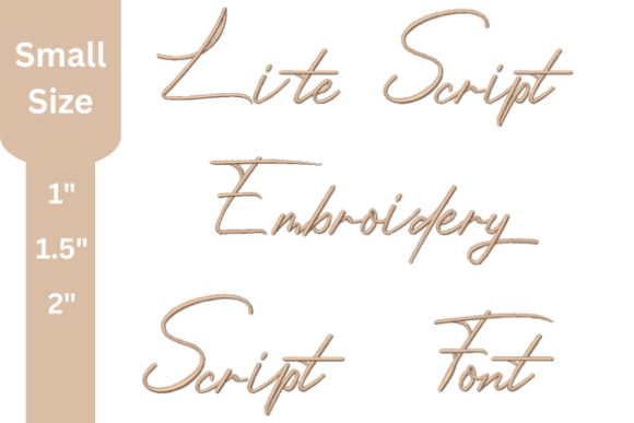 Lite Script Embroidery Small Font Review