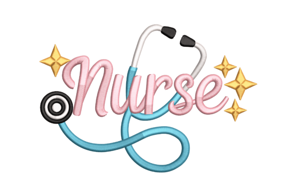 Nurse Script with Stethoscope