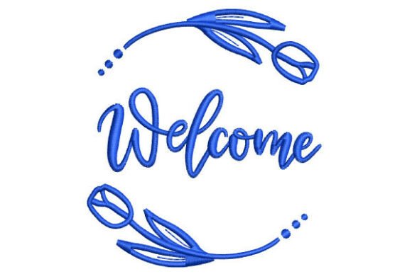 Welcome with Two Tulips